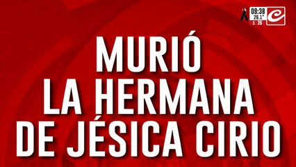 Tragedia en el espectáculo: encontraron muerta a la hermana de Jésica Cirio