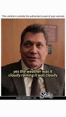 This vehicle is outside the authorized   scope of your warrant