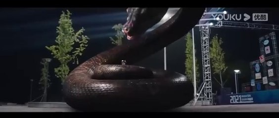 The giant snake takes crazy revenge on the female stewardess school!