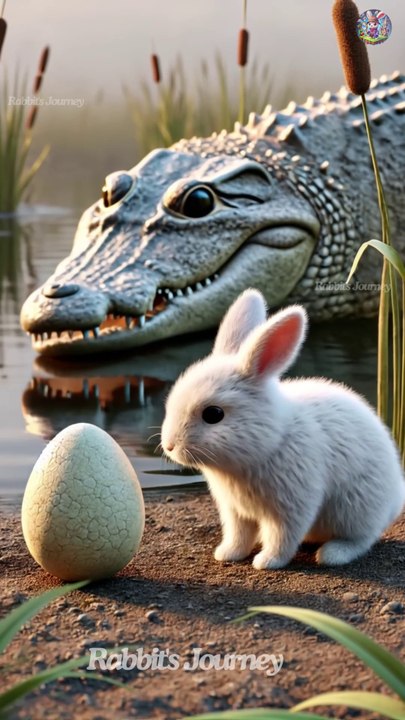 The Rabbit Must Survive From the Fierce Crocodile | Rabbit Rescue | Cute Animal Videos 2025