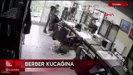 Beylikdüzü'nde deprem sırasında oğlunu berberde unuttu
