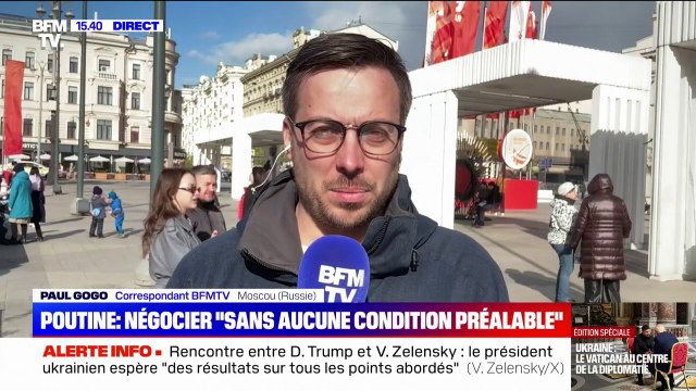 Guerre en Ukraine: Vladimir Poutine est prêt à négocier sans aucune condition préalable