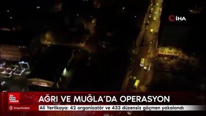 Ali Yerlikaya: 42 organizatör ve 433 düzensiz göçmen yakalandı