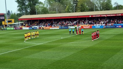 Crawley Town players, staff and fans pay tribute to Ken Blackmore