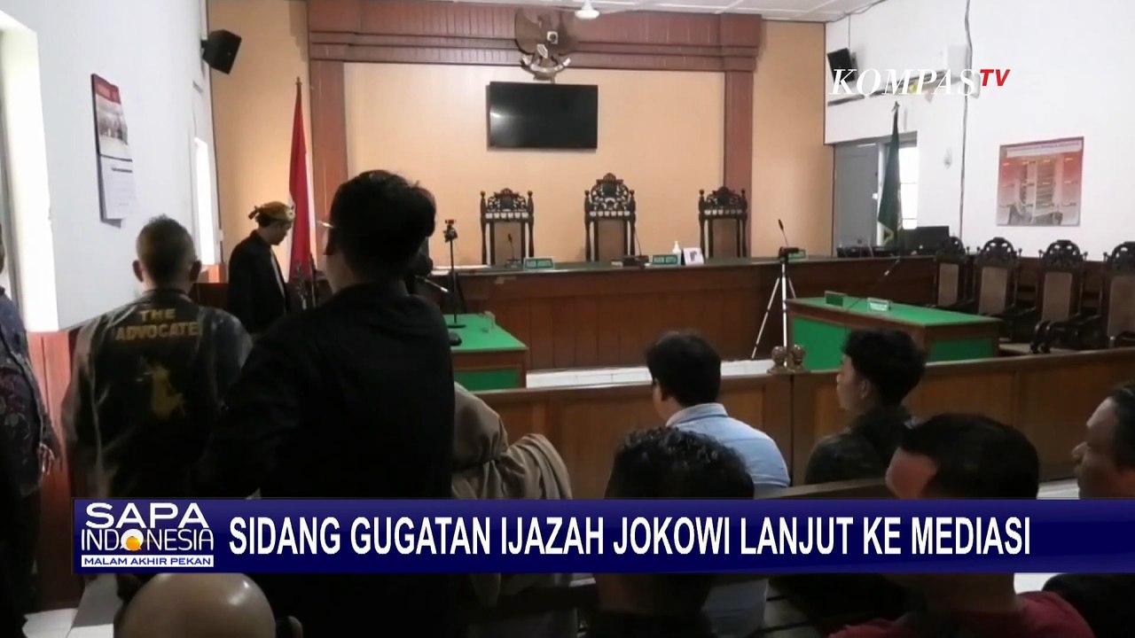 Proses Mediasi Sidang Gugatan Ijazah Jokowi, Guru Besar UNS Jadi Mediator