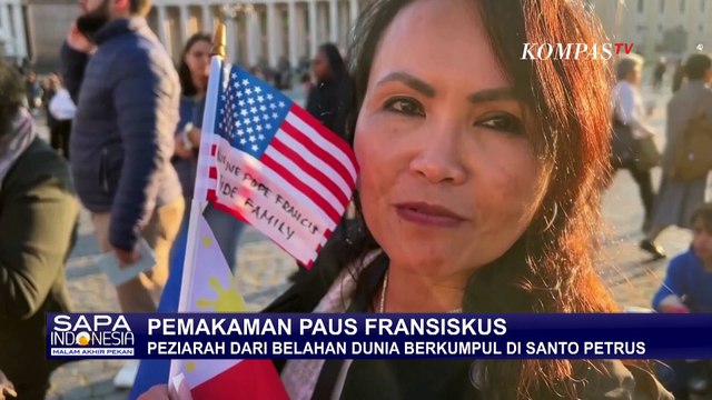 Momen Haru Peziarah Doakan Paus Fransiskus di Basilika Santo Petrus: Datang dari Penjuru Dunia!