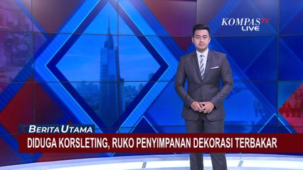 Ruko Penyimpanan Dekorasi Pernikahan Terbakar di Kebon Jeruk, Pemadaman Butuh 1 Jam