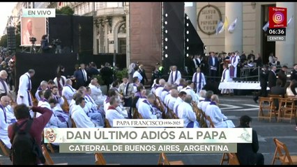 Así fue el último adiós al Papa Francisco desde Buenos Aires, Argentina