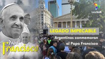 Argentina realiza misa en conmemoración al legado del Papa Francisco