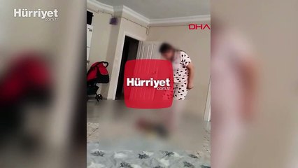 Fatih'te bakıcının bebeğe uyguladığı şiddet kamerada!