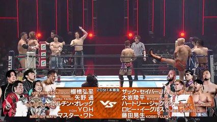 Hiroshi Tanahashi, Toru Yano, Master Wato, Oleg Boltin & YOH vs Hartley Jackson, Kosei Fujita, Robbie Eagles, Ryohei Oiwa & Zack Sabre Jr. - Ten Man Tag Team Match: WRESTLING REDZONE in HIROSHIMA (4/26/2025)