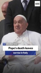 Italian MP: Pope’s death leaves sorrow in Italy