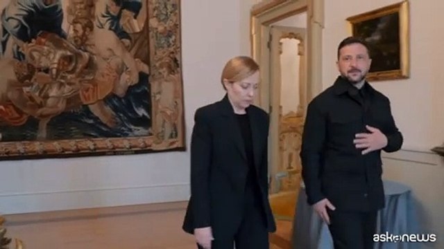 Meloni riceve Zelensky: Sostegno a sforzi Trump per una pace giusta