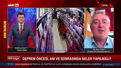 Dr. İsak Yılmaz "Deprem öncesi hangi tedbirler alınmalı"