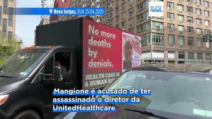 Luigi Mangione declara-se inocente de homicídio no tribunal de Manhattan