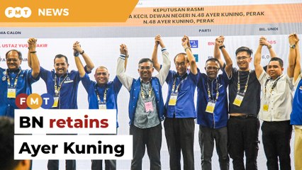 BN retains Ayer Kuning with bigger majority