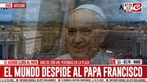 Más de 200 mil personas despidieron a Francisco en la Plaza de San Pedro