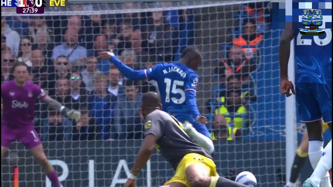 🔥 Nicolas Jackson Goal  Nicolas Jackson Goal vs Everton  Jackson Goal vs Everton