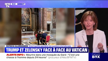 Rencontre entre Trump et Zelensky: "Il ne faut pas oublier que le Vatican est un lieu politique", explique Patricia Allémonière, spécialiste des questions internationales