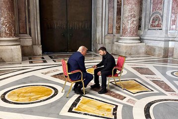 La confessione di Trump e Zelensky nella basilica di San Pietro