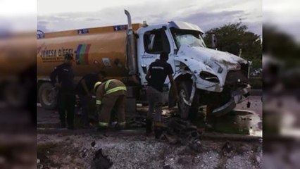 Bombero herido cuando auxiliaba a víctima de accidente de tránsito