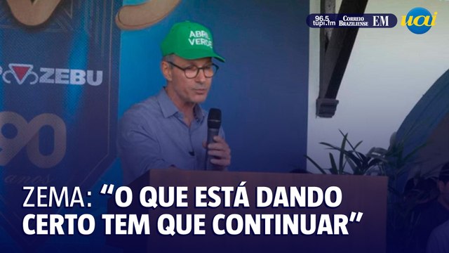 Zema lança apoio a Mateus Simões para 2026: 'O que está dando certo tem de continuar'
