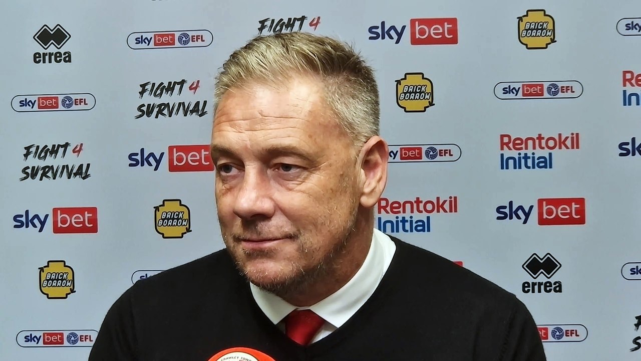 'We're still in it' - Crawley Town boss Scott Lindsey after Northampton Town win