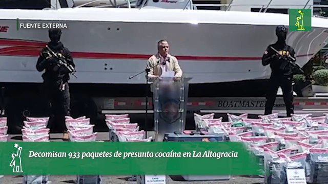 Decomisan 933 paquetes de presunta cocaína en La Altagracia