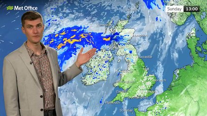 Met Office Saturday evening weather forecast 26/04/2025