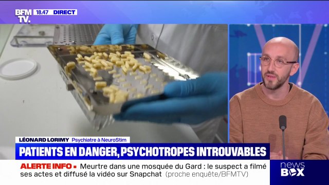 Médicaments psychotropes: Aujourd'hui, on fait face à une pénurie inédite , indique Léonard Lorimy, psychiatre