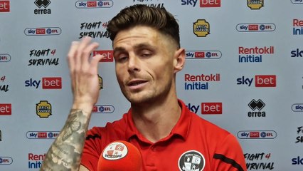 Crawley Town midfielder on the win over Northampton Town