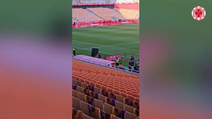 El plan de la RFEF para silenciar los pitos: 14 torres de altavoces para un himno ensordecedor