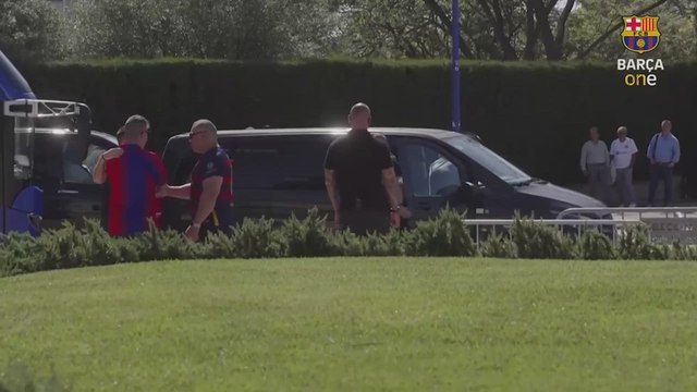 Hermetismo en el Barça antes de la final: últimas imágenes del equipo de Flick