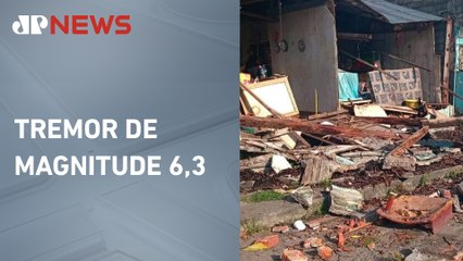 Terremoto destrói casas e deixa desabrigados no Equador