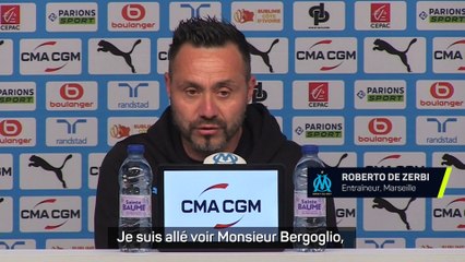De Zerbi : "Je savais comment était l'OM avant de venir"