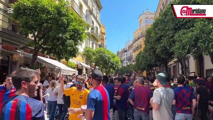 Ambiente en Sevilla previo a la gran final de la Copa del Rey