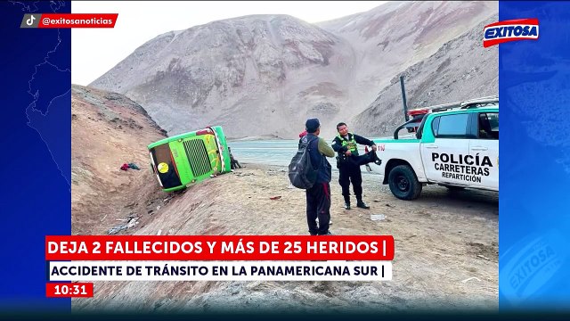 Trágico accidente en Arequipa: Dos fallecidos y decenas de heridos tras choque entre bus y vehículo de carga
