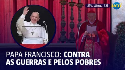 Papa Francisco: missa destaca sua luta pelos mais pobres e contra as guerras