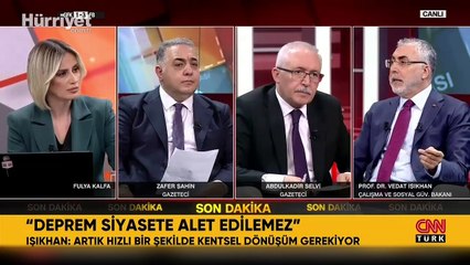 Bakan Işıkhan CNN Türk'te: Tüm belediyelere eşit yaklaşıyoruz, borçlar ödenmeli