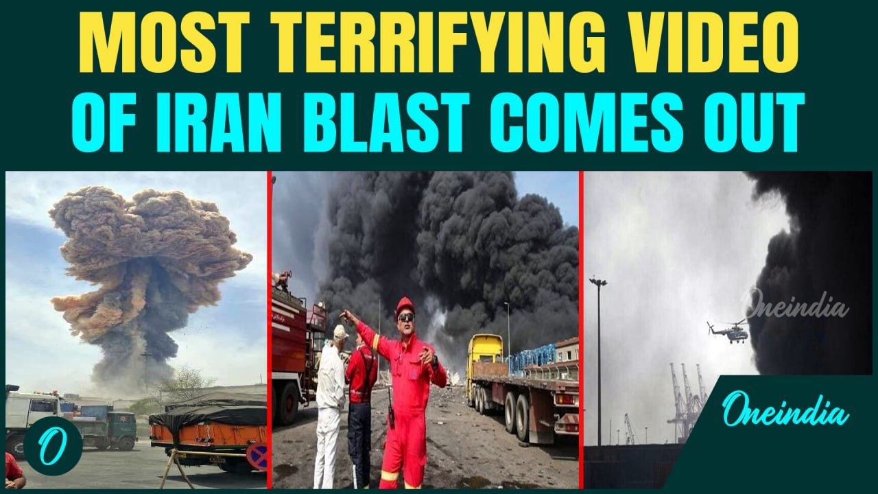 Iran's BIGGEST Blast Ever? Clearest Video Of Moment of Explosion in Bandar Rajaei Port | Watch Video
