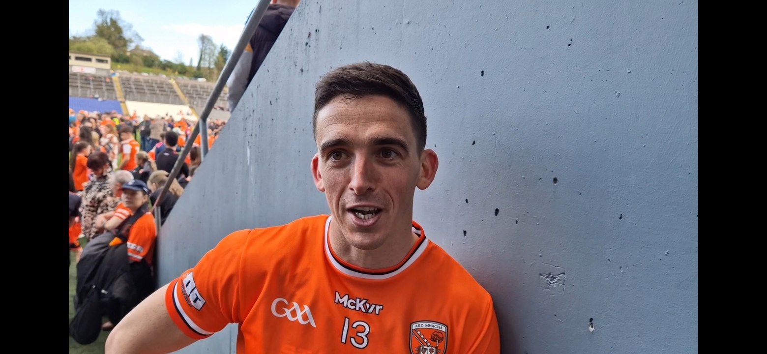 Rory Grugan Armagh v Tyrone post-match Ulster SFC Semi-final