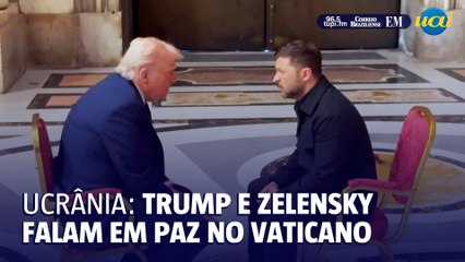 Trump e Zelensky se reúnem durante funeral do papa Francisco