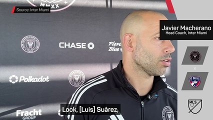 'His career speaks for itself' - Mascherano calls on Inter Miami to create more for goal-shy Suarez