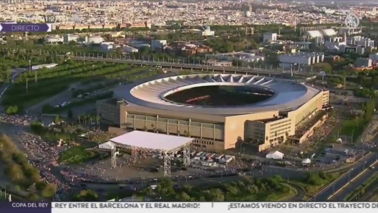ASÍ LLEGARON los JUGADORES del REAL MADRID a LA CARTUJA
