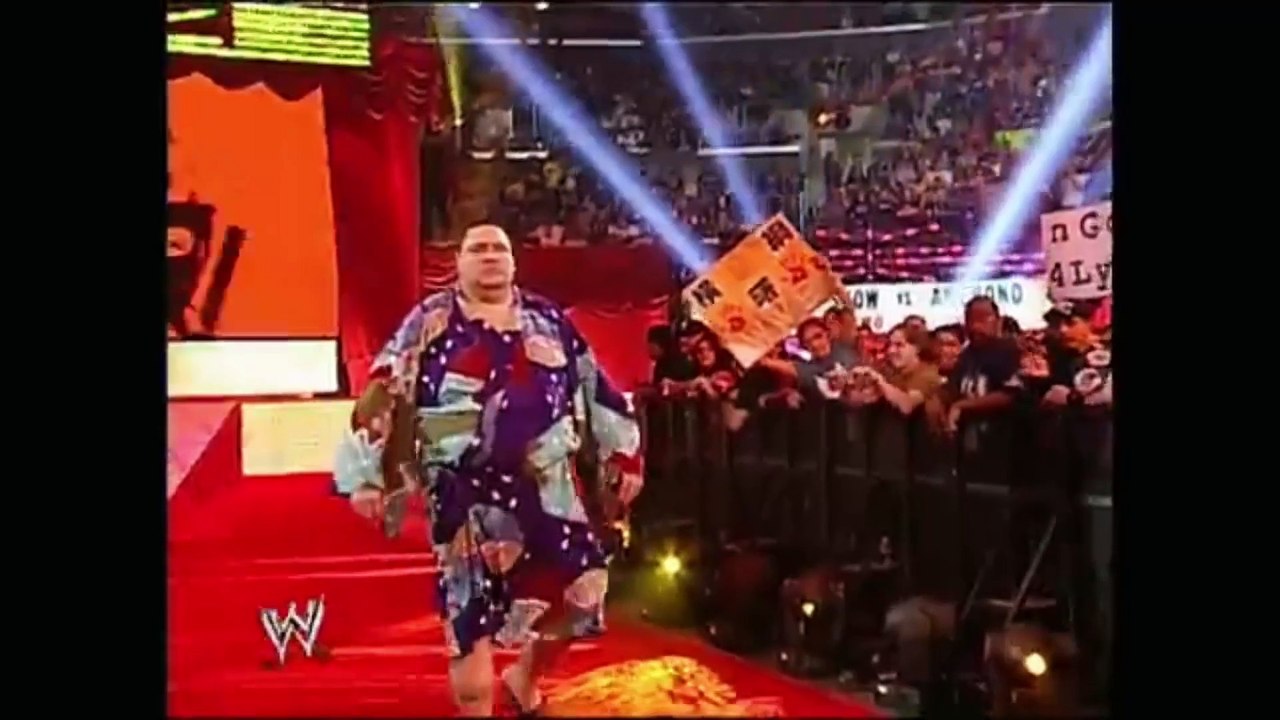 Great performance of a Japanese wrestler in WWE