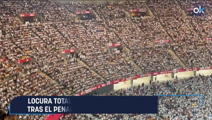 Locura total entre la afición del Real Madrid tras el penalti anulado por el VAR a Raphinha