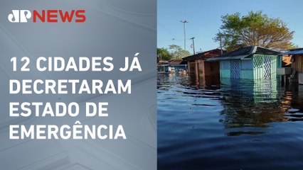 Cheia do Rio Amazonas afeta mais de 118 mil pessoas