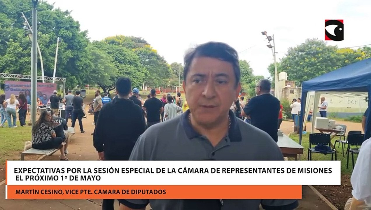 Expectativas por la sesión especial de la Cámara de Representantes de Misiones el próximo 1º de mayo
