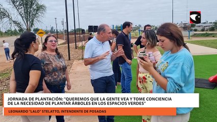 Jornada de plantación Queremos que la gente vea y tome conciencia de la necesidad de plantar árboles en los espacios verdes