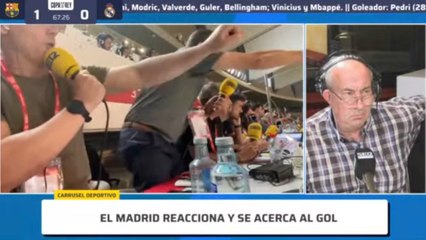 El golazo de Mbappé de falta directa en la final de Copa, narración Carrusel Deportivo